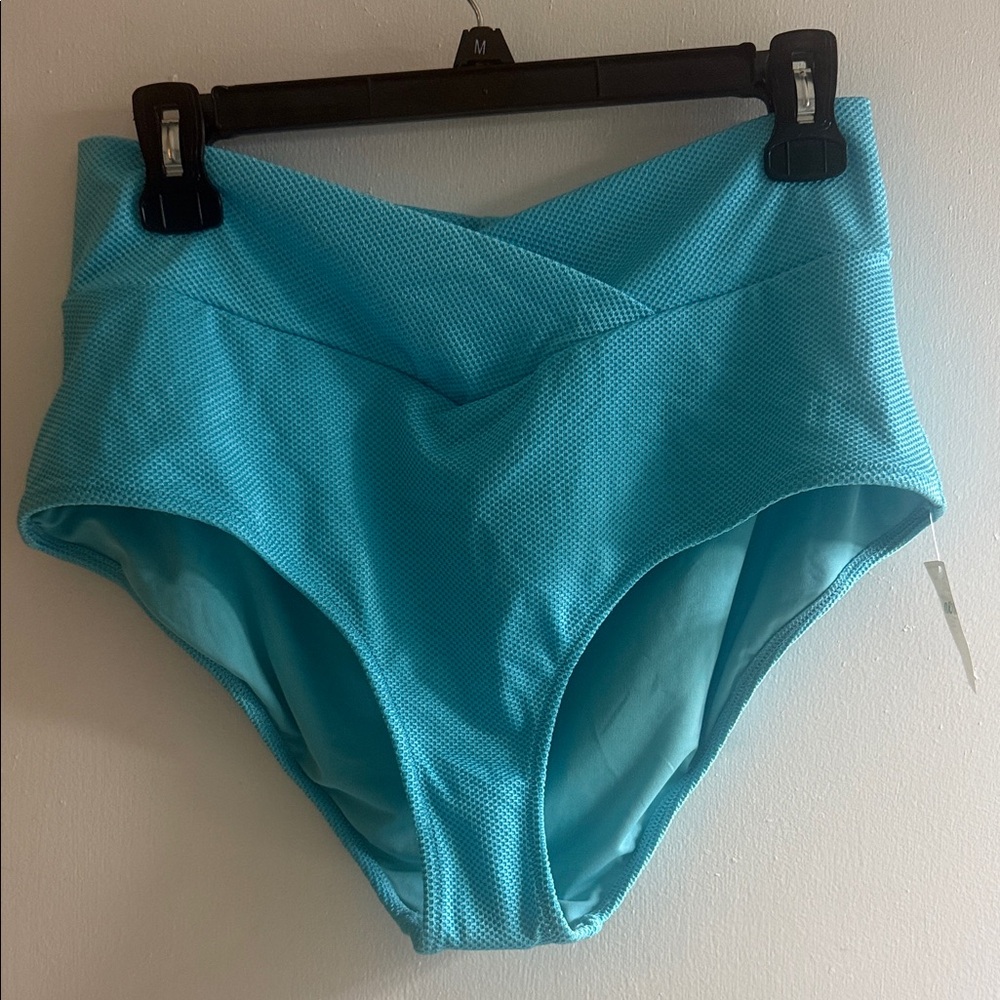 Aerie Vibrant Blue Textured Swimwear